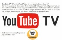 YouTube TV FREE TRIAL & COUPONS What is it? YouTube TV-What is it?